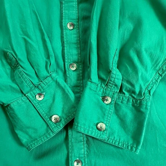 Free People We The Free Oversized Women’s Button Down Long Sleeve Shirt Size M - Picture 8 of 14